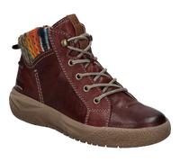 Schnürboots JOSEF SEIBEL "Alina 52" Gr. 38, rot (bordeaux kombi) Damen Schuhe Reißverschlussstiefeletten mit TopDry Tex-Membrane (34244825-38)