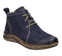 Josef Seibel Damen Schnürstiefeletten Conny 56,Weite G (Normal),Wechselfußbett,wasserdicht,uebergangsstiefel,tex,Boots,Blau (Ocean),39 EU