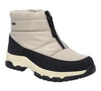 Josef Seibel Damen Stiefelette Davos 53, wasserdicht, gefüttert, Weite G, Schwarz-Offwhite 40