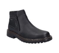 Josef Seibel Herren Ankle Boots Chance 55,Weite G (Normal),Wechselfußbett,wasserdicht,reißverschluss,Stiefel,Bootee,schwarz,44 EU