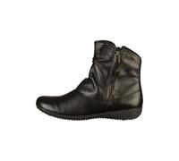 Stiefelette JOSEF SEIBEL "Naly 24", Damen, Gr. 38, schwarz, Leder, elegant,klassisch, Schuhe, Reißverschluss Stiefel, Winterstiefelette mit zwei Reißverschlüssen (19070746-38) schwarz