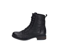 Josef Seibel Damen Schnürstiefeletten Marta 27,Weite G (Normal),Wechselfußbett,Booties,halbstiefel,Kurzstiefel,schwarz,42 EU