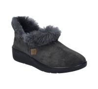 Josef Seibel Damen Pantoffeln Tara 03, Frauen Hausschuhe,Weite H (Weit),patschen,schlapfen,drinnen,Indoor,daheim,anthrazit,41 EU
