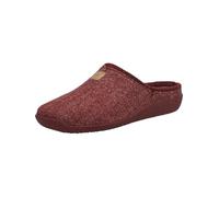 Josef Seibel Hausschuh Vinny 01 Damen – Rindsleder, Wechselfußbett, Weite G – Rot 38