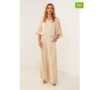 Joséfine 2tlg. Outfit "Samantha" in Beige - Größe L | Damenhosen