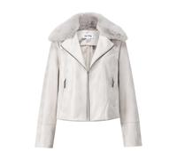 Joseph Ribkoff - Jacke mit Fellbesatz - Größe M - grau