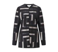 Joseph Ribkoff - Leichte Jacke in geometrischem Design - Größe XXL - schwarz