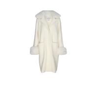 JOSEPH RIBKOFF Mantel in Felloptik creme | XXL