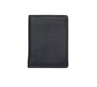 Josephine Osthoff Ausweis-Etui Ausweisetui Personalausweishülle Hochformat Ausweishülle Leder Damen Ausweistasche Herren Passport Cover RFID-Schutz ohne Münzfach (950), Farbe:Schwarz