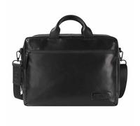 Jost Aarhus Aktentasche Leder 40 cm Laptopfach schwarz