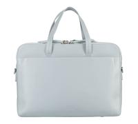 Jost Arva Aktentasche Leder 36 cm Laptopfach misty blue Herren