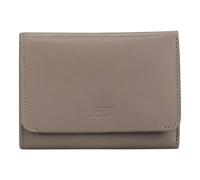 Jost Arva Geldbörse RFID Schutz Leder 12 cm grau