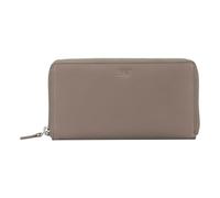Jost Bags Geldbörse Arva RFID-Schutz Leder 19 cm Grau