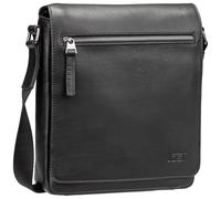 Jost Lund Umhängetasche Leder 24 cm schwarz