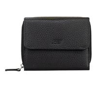 Jost Cuero Monedero Vika Zip Wallet Black Negro