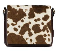 JOST Furry Cow Shoulder Bag M Brown