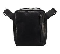 Jost Glasgow Umhängetasche XS RFID Schutz Leder 20 cm schwarz
