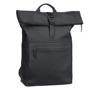 Jost Laptoprucksack Freizeitrucksack mit Laptopfach Halmstad Courier Backpack Black schwarz
