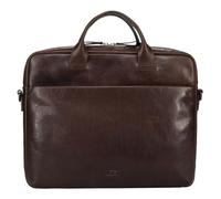 Jost Laptoptasche Businesstasche mit Laptopfach Glasgow Business Bag 1C Brown dunkelbraun