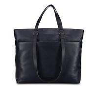 Jost Leder Businesstasche Umhängetasche mit Laptopfach Lysa Business Shopper Navy dunkelblau