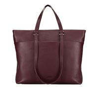 Jost Leder Businesstasche Umhängetasche mit Laptopfach Lysa Business Shopper Red dunkelrot