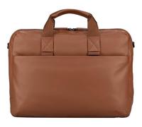 Jost Leder Laptoptasche Businesstasche mit Laptopfach Tromsoe Business Bag Cognac hellbraun