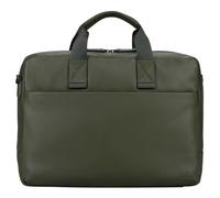 Jost Leder Laptoptasche Businesstasche mit Laptopfach Tromsoe Business Bag Olive olivgrün