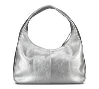 Jost Leder Schultertasche Silver Shimmer Hobo Bag Silver silberfarben
