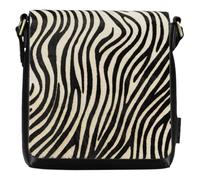 Jost Leder Schultertasche Umhängetasche Furry Zebra Shoulder Bag Zebra mehrfarbig