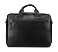 Jost Lund Aktentasche Leder 40.5 cm Laptopfach schwarz
