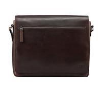 Jost Lund Aktentaschen Messenger Leder 41.5 cm Laptopfach braun