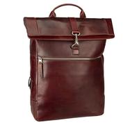 Jost Bags Business-Rucksack Lund Unisex Leder mit Laptopfach 44 cm Braun