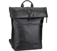 Jost Aarhus 9124 in Schwarz (13.2 Liter), Rolltop Rucksack