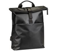 Jost Tolja mit Überschlag Rucksack Schwarz
