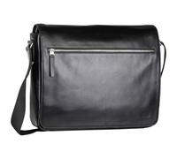 Jost Bags Aktentasche Skagen L Leder 38 cm Laptopfach Schwarz