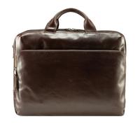 Jost Skagen Aktentasche Leder 40 cm Laptopfach braun