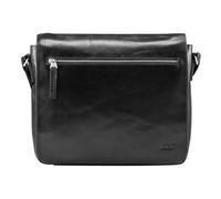 Jost Skagen Aktentaschen Messenger Leder 32 cm Laptopfach black Herren