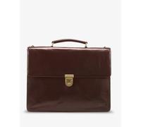 Jost Bags Aktentasche Skagen 2 Comp. Leder 40 cm Laptopfach Braun