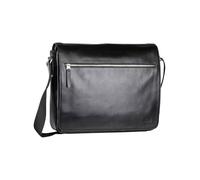 Jost Bags Aktentasche Skagen L Leder 38 cm Laptopfach Schwarz