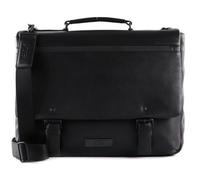 Jost Stockholm Aktentasche Leder 43 cm Laptopfach schwarz (4696-001) schwarz