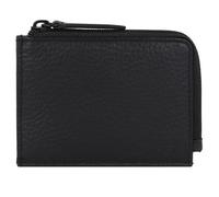 Jost Stockholm Geldbörse Leder 12 cm schwarz (4724-001) schwarz
