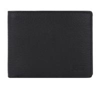 Jost Stockholm Geldbörse Leder 12 cm schwarz (4729-001) schwarz