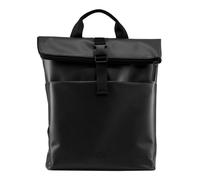 Jost Tolja mit Überschlag Rucksack Schwarz