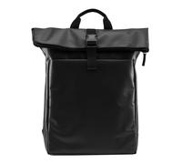 Jost Tolja mit Überschlag Rucksack Schwarz