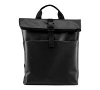 Jost Tolja mit Überschlag Rucksack Schwarz