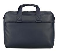 Jost Leder Laptoptasche Businesstasche mit Laptopfach Tromsoe Business Bag Blue dunkelblau