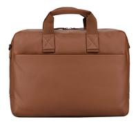 Jost Leder Laptoptasche Businesstasche mit Laptopfach Tromsoe Business Bag Cognac hellbraun