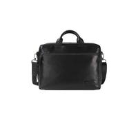 Jost Aarhus Aktentasche Leder 40 cm Laptopfach schwarz