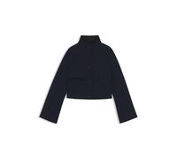 BOSS Modern-Fit Jacke aus knitterfreiem Krepp - Style Jotana, 50553965 Dunkelblau 36