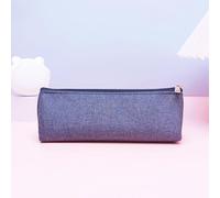 Joucien 2 Stück - einfache und personalisierte Aufbewahrungstasche für Bürobedarf, Studenten-Prüfung, Schreibwaren-Box - Dunkelblau